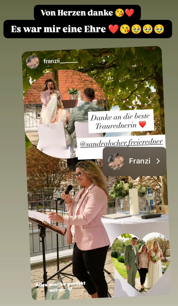 Hochzeit von Franzi Kim in Geislingen